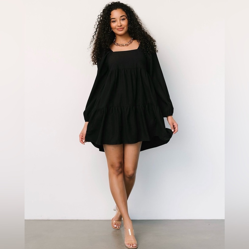 BALTIC BORN || Black Long Sleeve Dress. Sz. L